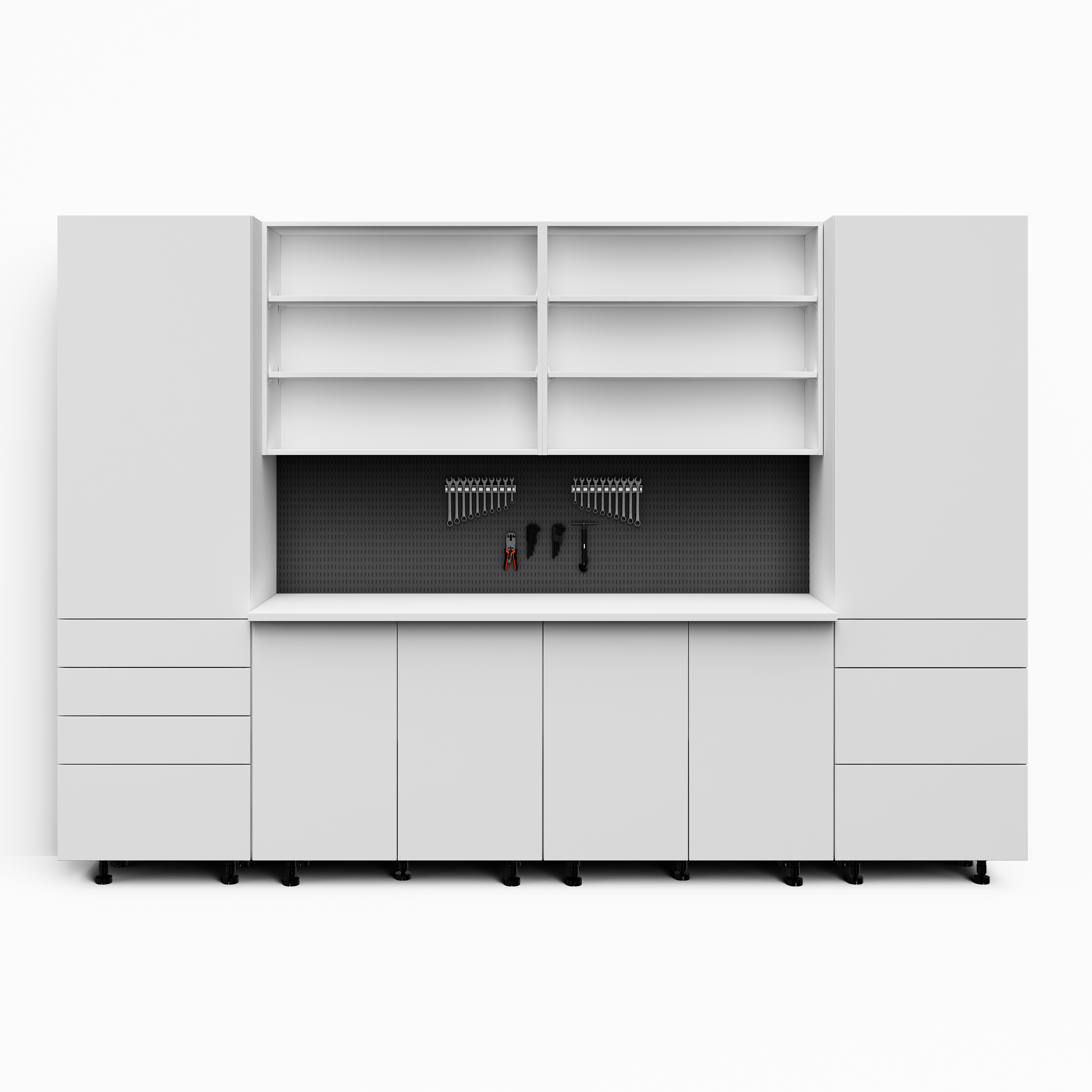 8 ft Klovo set as a full wall of storage